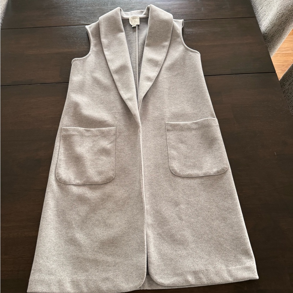 Joie Open Front Vest. Size M - Picture 4 of 7
